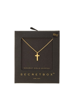 14K Gold Dipped Cross Necklace