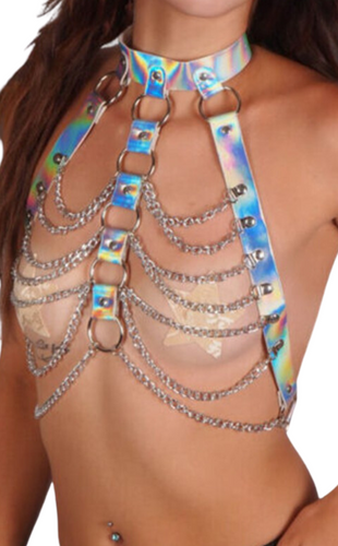Holographic Harness Top