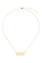 Load image into Gallery viewer, Old English Year Necklace