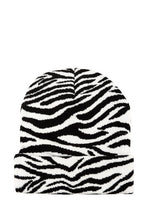 Load image into Gallery viewer, Zebra Print Beanie