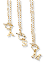 Load image into Gallery viewer, Initial Chain Necklace